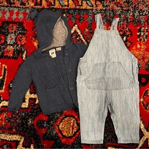 Zara Sweater Cardigan Overall Bundle